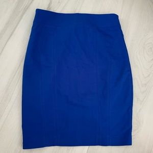 Royal Blue Pencil Skirt